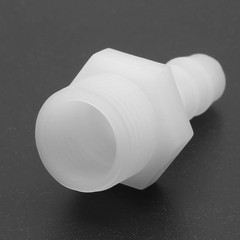 4 Pack 3/8 Barb to 1/2 NPT Male Thread Plastic Hose Pipe Fitting Adapter