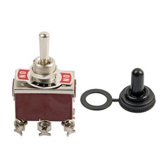 3pc 6Pin Heavy Duty Momentary DPDT ON/OFF/ON Toggle Switch 20A 125V Waterproof