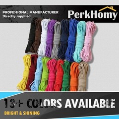 PerkHomy 1/8 x 50 Bungee Shock Cord Rope Marine Grade Heavy Duty Polyester