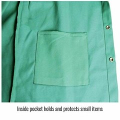 NEW Revco Black Stallion F9-30C 9oz. 30″ Cotton FR Green Welding Jacket S-5XL