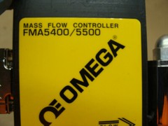OMEGA MASS FLOW CONTROLLER FMA5400/5500 FMA5418 0-5 L/MIN