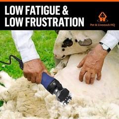 Sheep Shears Heavy Duty with 6 Adjustable Speeds – Professional Electric Clipper