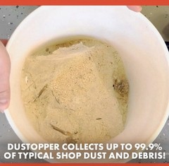 OFFICIAL Dustopper PRO – Low-Profile Dust Separator for Wet/Dry Vacs – Full Unit