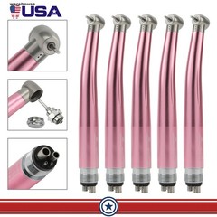 US NSK Dental High Speed Handpiece Air Turbine Anti-retraction 4 Hole Colorful