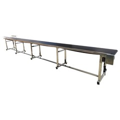 Electric 236×15.7in PVC Belt Industrial Conveyor Machine Speed Adjustable 110V