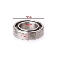 MR74z 4x7x2mm Open Miniature Bearings ball Mini Hand Bearing Spinner 10pcs
