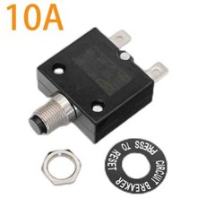 3x Universal 5-50 Amp Push Button Thermal Circuit Breaker 12-50V DC 125-250V USA