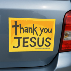 Thank You Jesus Magnets size: 6 x 4.5