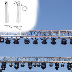 Conical Coupler Pins with R-Clip for Stage Lights Truss, 30 Sets Carbon Steel Hi