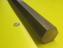 4140 Alloy Steel Hex Rod 1.75″ Hex x 5 Foot Length