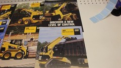 1990s CAT Heavy Equipment BROCHURE LOT compact equipment
