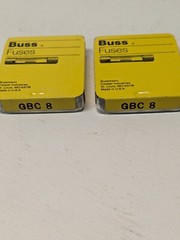 Buss Fuses – GBC 8 – 2 Box of 5 Fuses – New