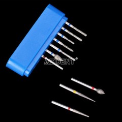 50PCS Dental Crown Preparation Diamond Burs Anterior Teeth Air Turbine Drills AZ