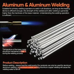 10x Aluminum Rods Low Temperature Easy Melt Aluminum Welding Rods Welding Sticks