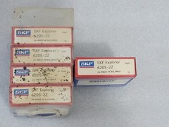 NEW QTY 5 SKF Explorer Bearing 6205-2Z Made in Bulgaria (Lot of 5 pcs)