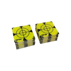 100PCS Green Reflective Sheet Triangles 30x30MM Reflector Target Tape Surveying