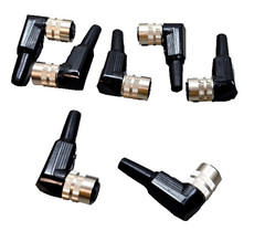 Lot 7 PCS Lumberg 725164-WKV 50/6 Elbow Connectors 5Pos M16, IP40/UL94