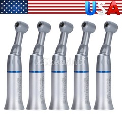 1-5PCS US Dental Slow Low Speed Push Contra Angle Handpiece Fit CA 2.35mm Burs