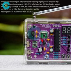 AXS2031 Digital FM Radio DIY Electronic Kit 87.5~108MHz Soldering Practice Kit