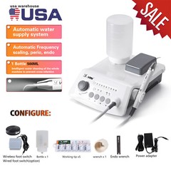 SKYSEA Style Dental LED Ultrasonic Scaler Scaling Perio Endo Handpiece+Tips