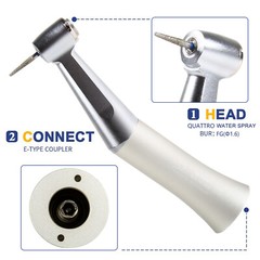 NSK Style Dental Slow/Low Speed Push Contra Angle Handpiece Fit FG 1.6mm Burs