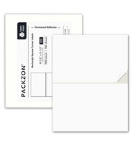 Shipping Labels with Self Adhesive, Square Corner, for Laser & Inkjet Printer