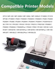 5 Packs IR40T Calculator Ink Roller Printer Ribbon IR-40T CP13 Black and Red