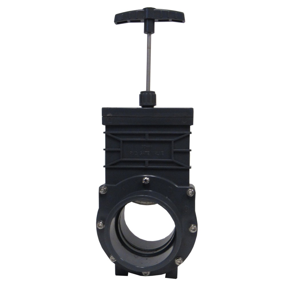 New 4″ (Slip X Slip) Sch 80 Gate Valve SS Splashboard, Nuts & Bolts