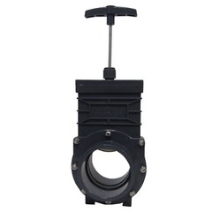 New 4″ (Slip X Slip) Sch 80 Gate Valve SS Splashboard, Nuts & Bolts
