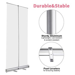 Roll up banner, custom retractable banner stand , birthday banner，31.5x80in
