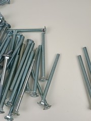 5/16″ Zinc Plated Carriage Bolts Assorted Lengths Bulk Lot 9 Pounds