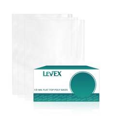 2″ x 3″ Clear Poly Bags 1.5-Mil Lay Flat Open Top Plastic Packaging Packing