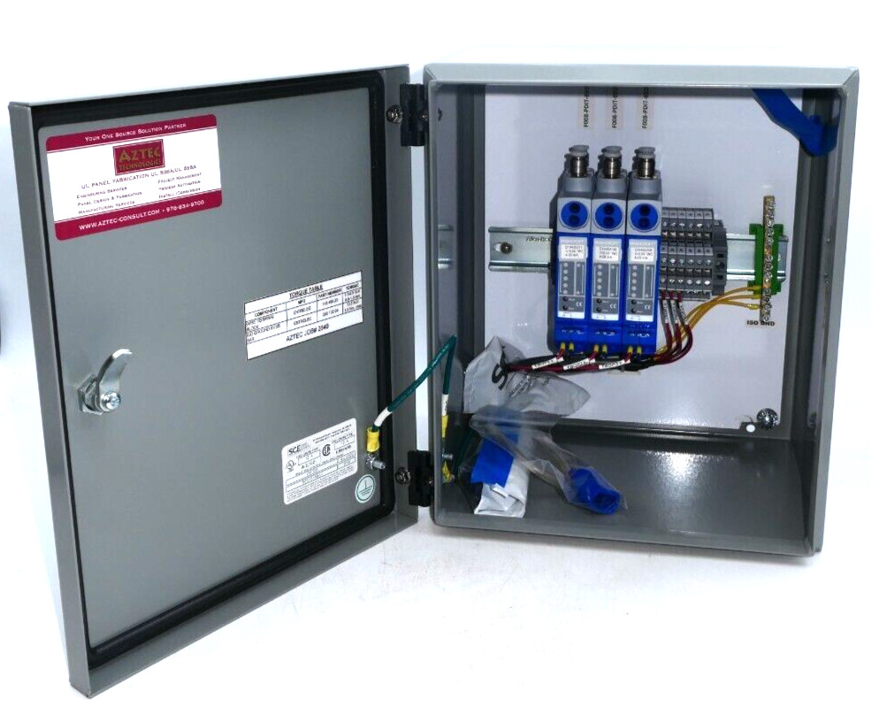 Saginaw SCE-12108ELJ w (3) Ashcroft DXLdp Differential Pressure Transmitter (MJ)