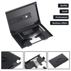 Tatuo 2 Pcs Black/rose Gold 2 Pack Thumb Drive Business Card Black/Rose gold