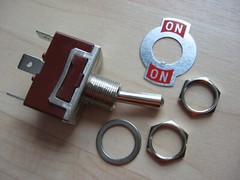 Daier Toggle Switch KN3C-102 SPDT 2-Position 250VAC 15Amps 12VDC 1/2″ #E34BA