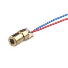 10pcs 5V 650nm 5mW Red Dot Laser Diode Head 6mm with Leads for Level Instrument