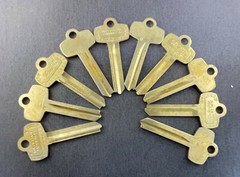 Lots of A1114G 1A1G1 BES-6DS Type Key Blanks for Best G Keyway: