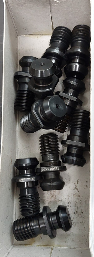 TEGARA 10 PCS CAT40 PULL STUD RETENTION KNOB, FITS MAZAK FADAL HURCO CNC