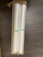 GBC Thermal Laminating Film Rolls Ultima 65 EZLoad Clear 1.5mil 27″x500′ 2-Pack