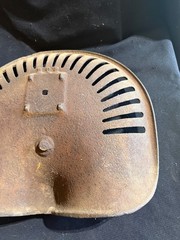 #28 CAST IRON Tractor Implement Seat WALTER A WOOD Hoosick Falls New York USA