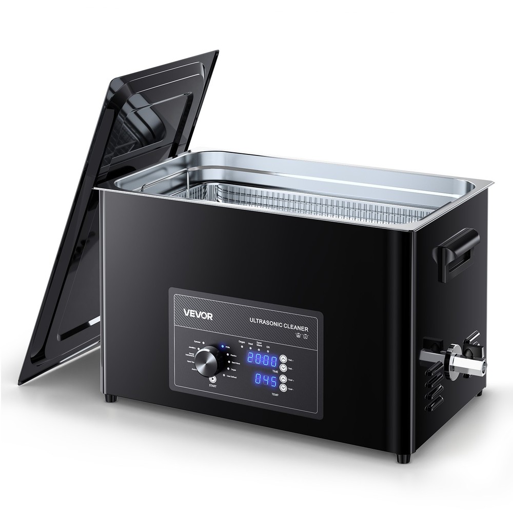 VEVOR 30L Ultrasonic Cleaner Professional Cleaning Machine with Knob Control