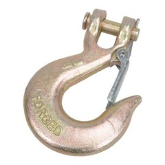 4PCS 3/8″ Grade 70 Heavy Duty Forged Steel Clevis Slip Hook With Safety Latch