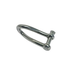 Marine Boat Stainless Steel T316 Twisted Shackle Twist Shackle With Screw Pin
