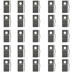 CM120 Fits Zweeger Pack of 25 Disc Mower Blades 4-1/8″ x 1-13/16″