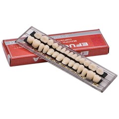 8 Type Dental Acrylic Resin Denture False Teeth Upper Lower Full Set A1/A2/A3