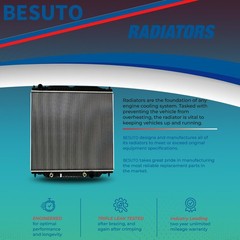Aluminum Radiator for ELEMENT 2.4 L4 2007-2011 16mm Core Replaces CU13015