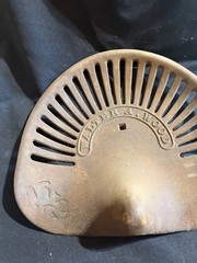 #28 CAST IRON Tractor Implement Seat WALTER A WOOD Hoosick Falls New York USA