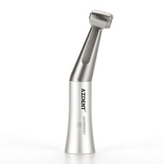 AZDENT Dental Low Speed Contra Angle Handpiece Push Button Fit FG 1.6mm Burs