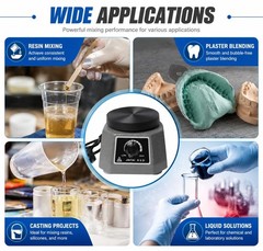Professional 4″ Lab Vibrator – Efficient 100W Oscillator for Plaster and Resin