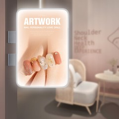 LED Rectangle Double-sided Advertising Light Box Illuminated Projecting Sign